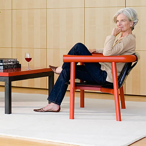 Valor Malted wool are rug in sitting room