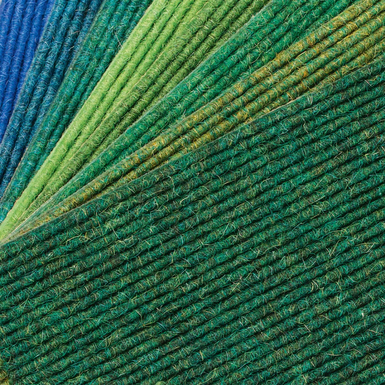 tretford's goat wool carpet color wheel