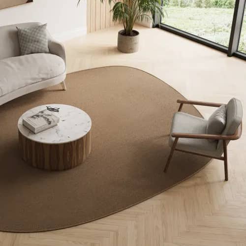 EarthSISAL™ | Madrone | Organic Shape: Obsidian