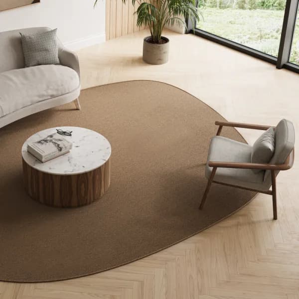 EarthSISAL™ | Madrone | Organic Shape: Obsidian