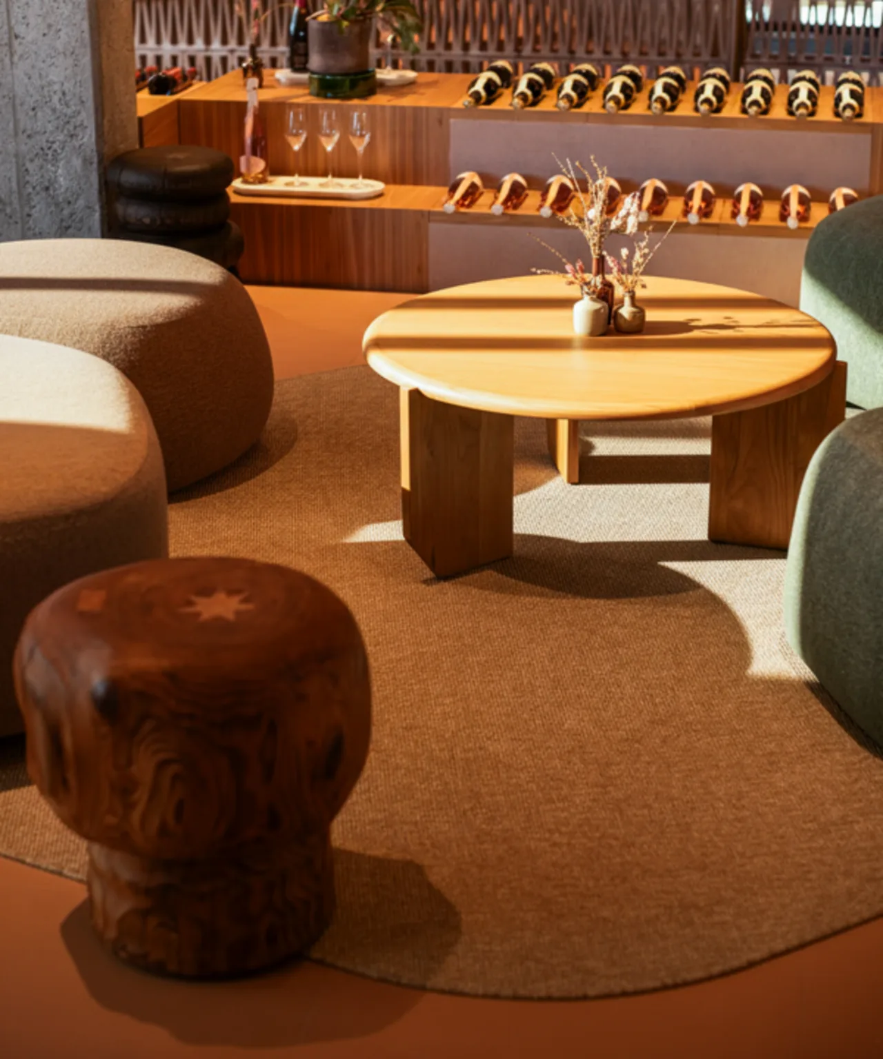 SynSisal® Medina | Cedar Organic Shaped Rug for Chandon