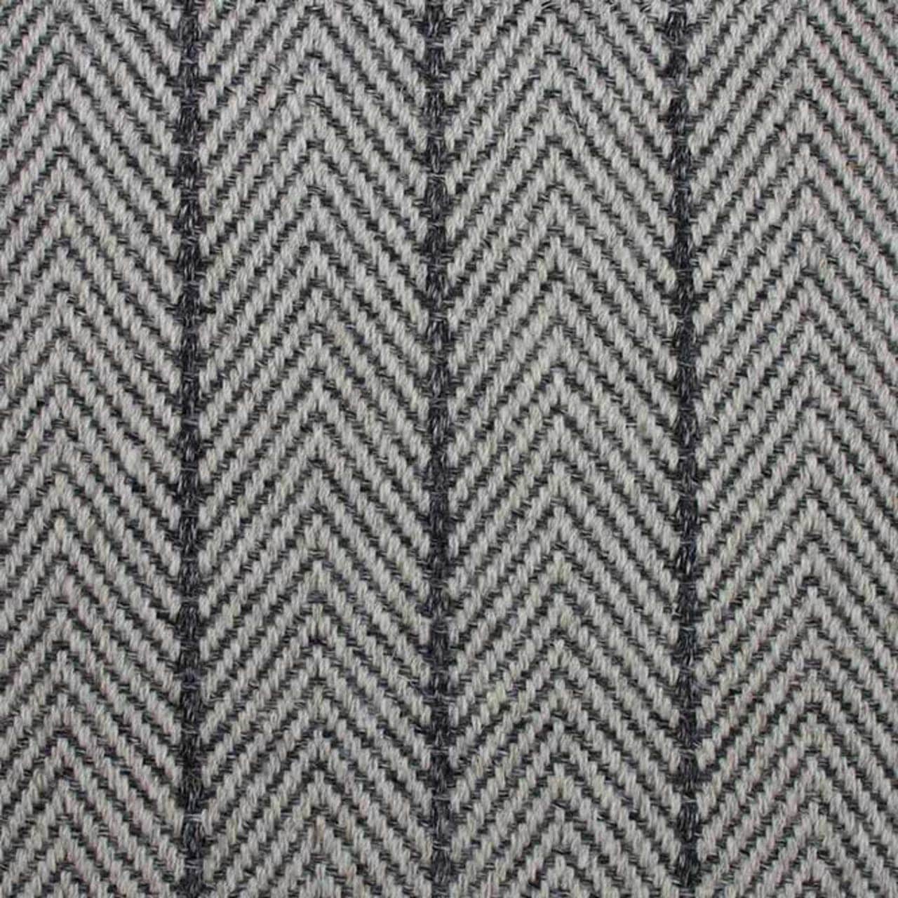 Bayside Gun Metal Herringbone Pattern