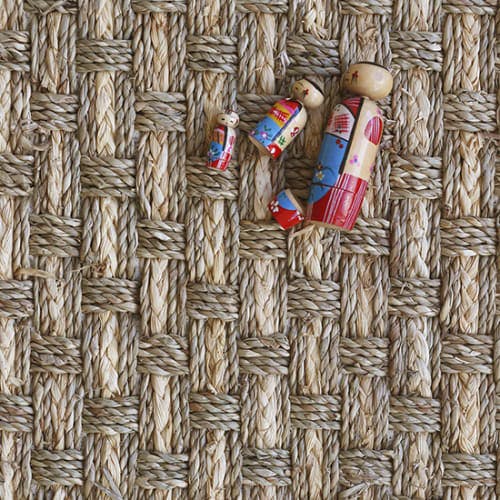 Tropics Seagrass carpet with basketweave construction