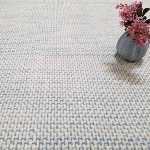 comfort: trace wool carpet cushions, insulates and is available in soothing colors (color blue-light blue)