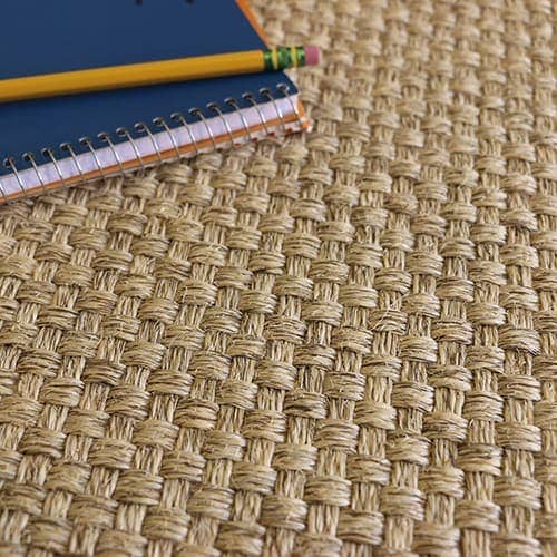 Corsica beige basketweave structure