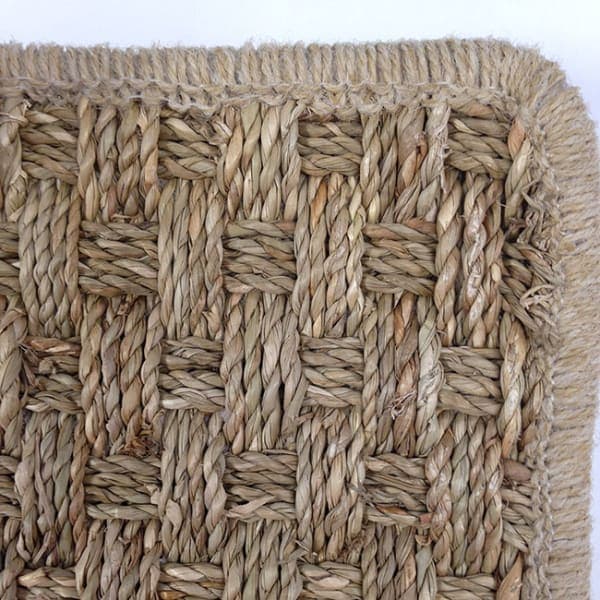 Biscayne | Natural Seagrass | Serged Edge