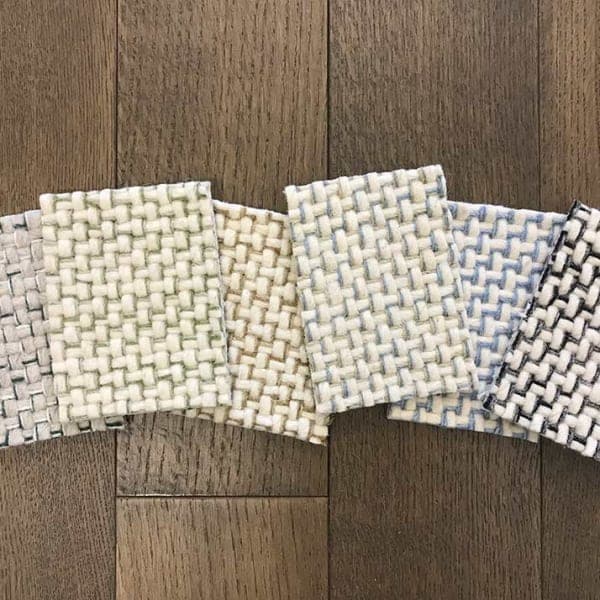 trace's colorful options (from left to right): hunter green-white, olive-mint, bronze-camel, blue-camel, blue-light blue, black-grey