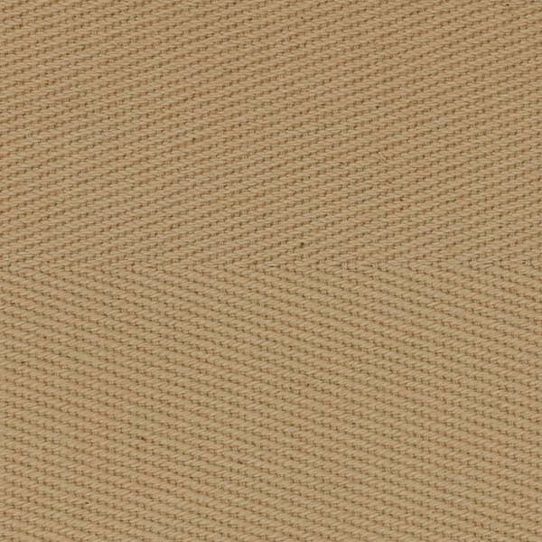Soft Cotton Twill Border Swatch in Color Straw
