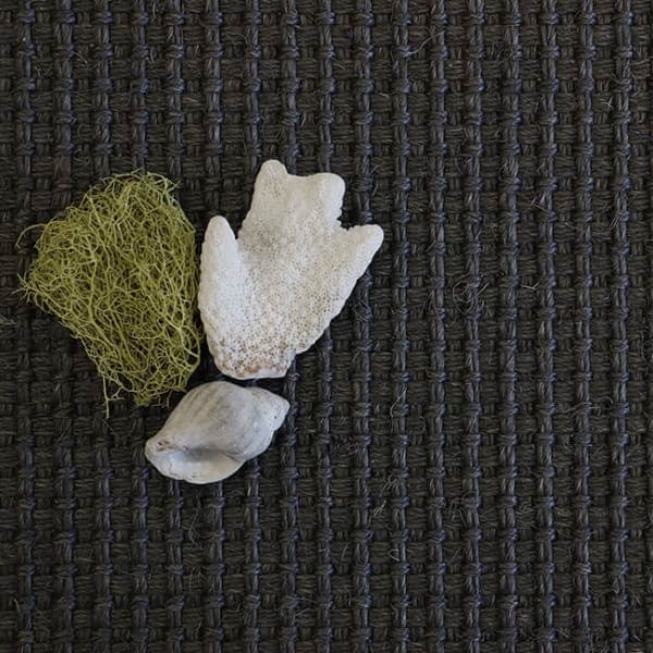 Detail of Kent Slate sisal carpet