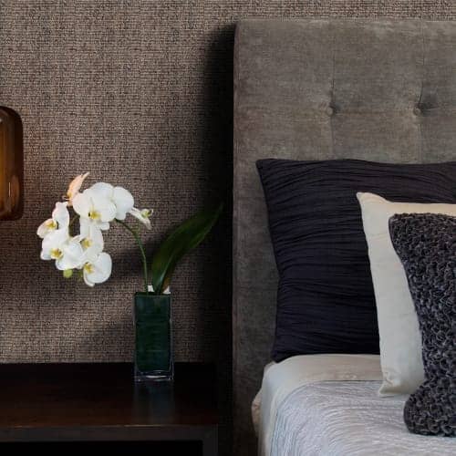 Livos Wallcovering Dragonfruit wallcovering in luxury hotel room