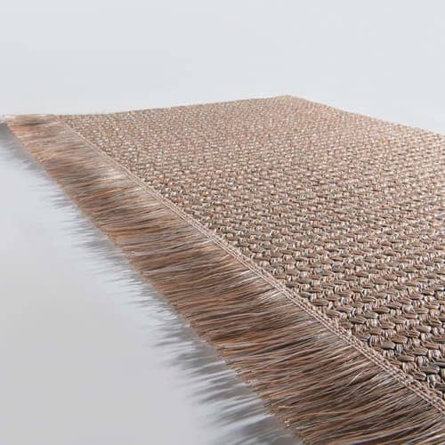 fringe: poolside in color peach bloom with fringe border to match