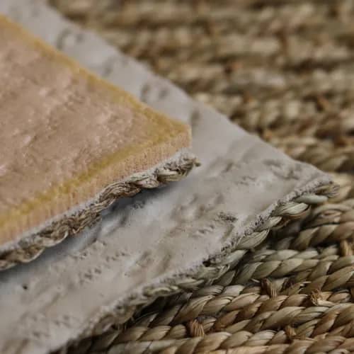 Urethane & Latex Backing on Seagrass Rugs