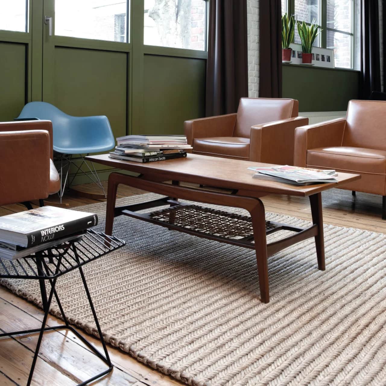 a beautiful foundation: abaca area rug in color tapioca