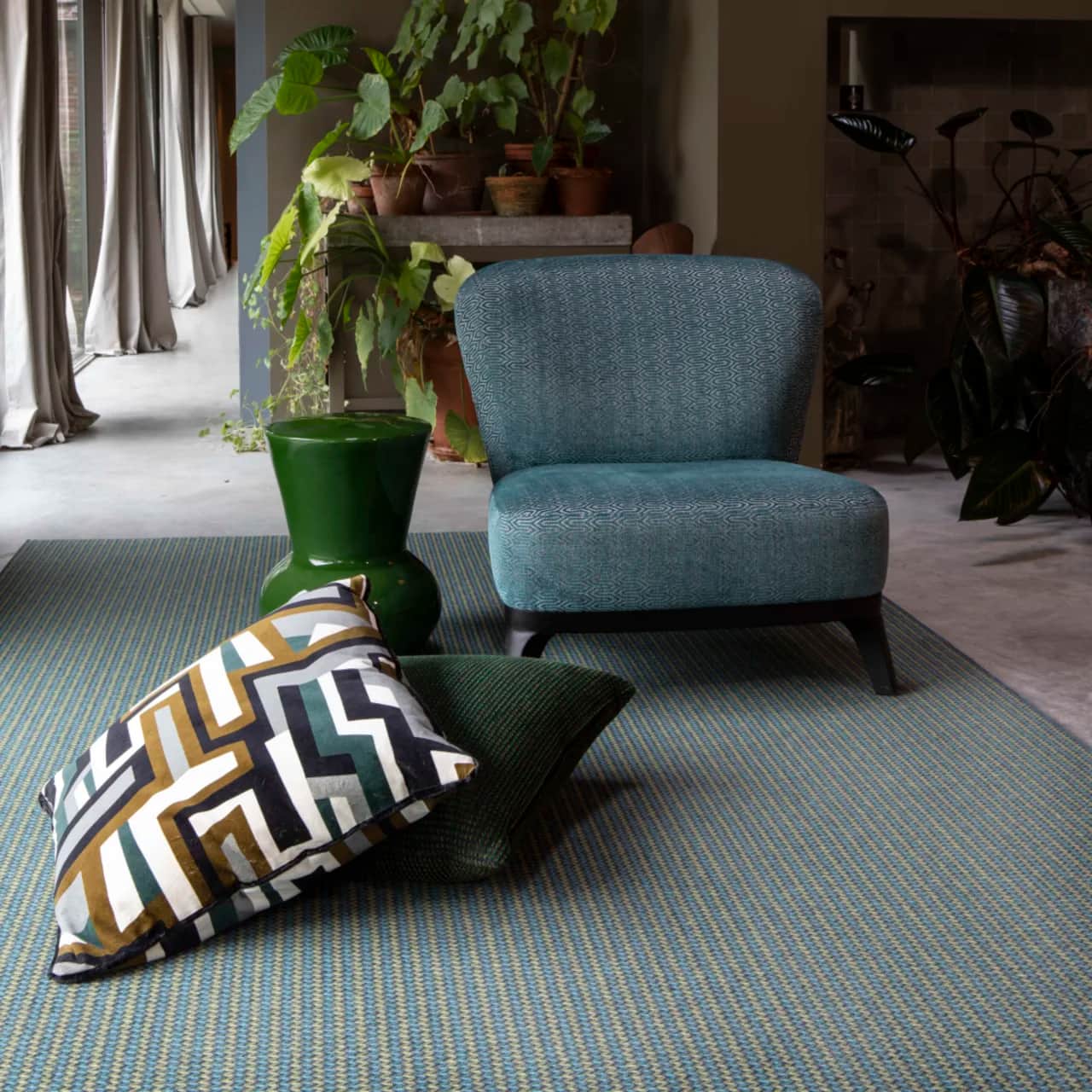 Flashback Moss | Custom Area Rug